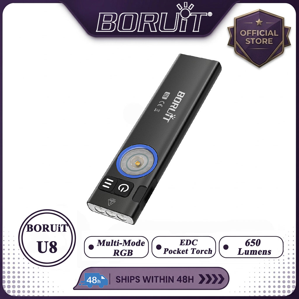 Fishing Light - BORUiT U8 650LM EDC linterna LED