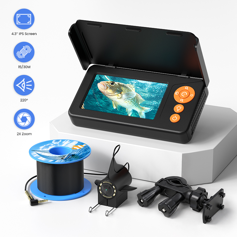 Fish Finder Portable - Cámara de pesca submarina con pantalla
