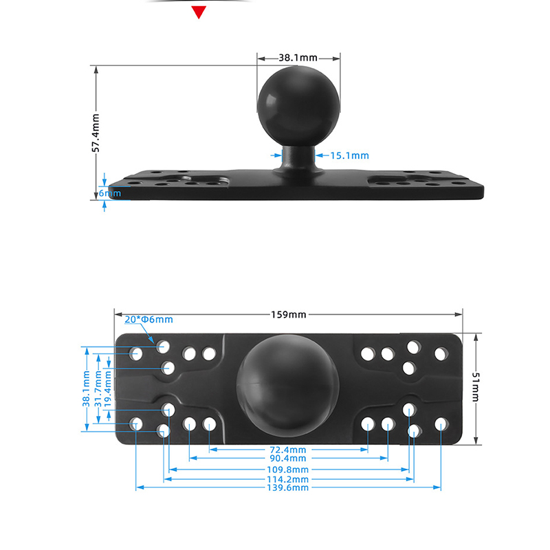 Soporte de 1.5 Pulgadas para S - Fish Finder Mount reseña y precio