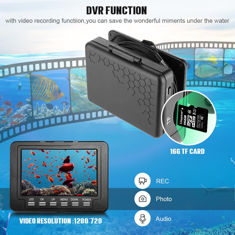 Cámara submarina para pesca  - - Fish Finder Portable reseña y precio