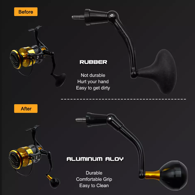 Mango de potencia de 92 mm par - Penn Reel Spinfisher reseña y precio