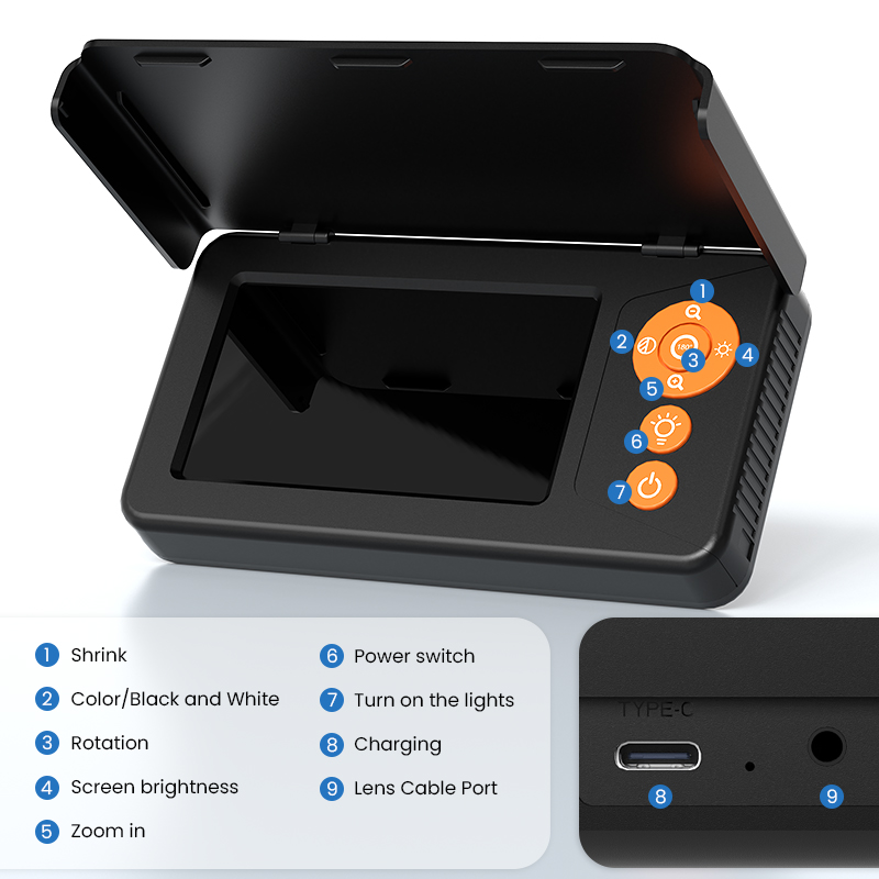 Cámara de pesca submarina con  - Fish Finder Portable reseña y precio