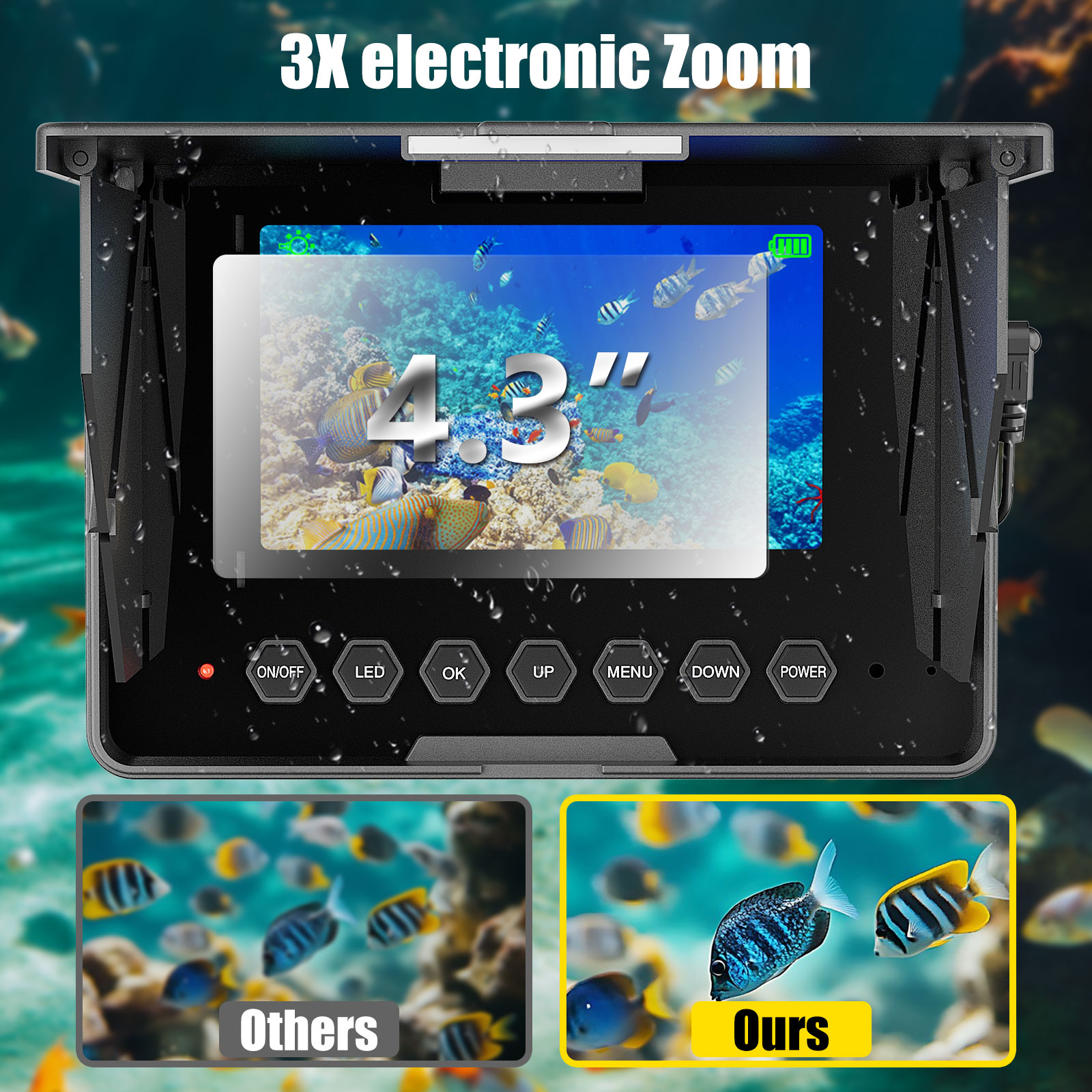 Cámara de Pesca Submarina - Ca - Fish Finder Portable reseña y precio